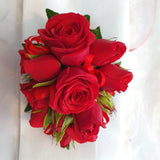 Mini Red Rose Corsage